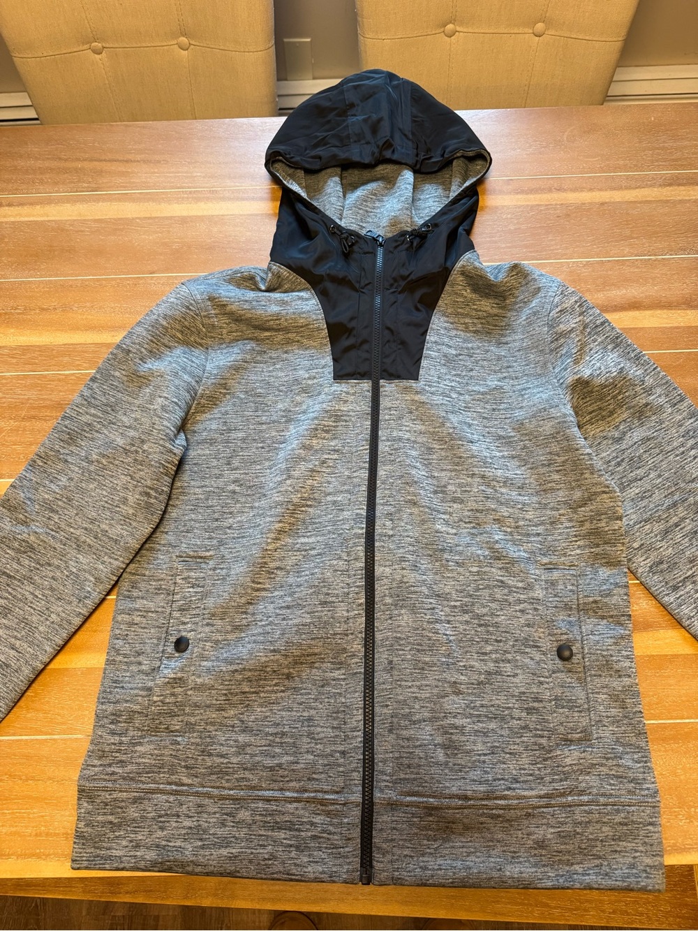 Banana Republic Gray and black Hoodie